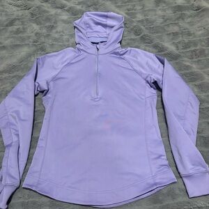 Nike Lilac Half-Zip Hooded Women's Top
